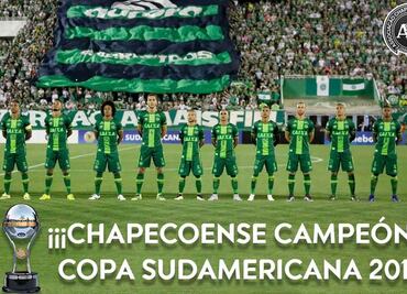 Conmebol otorga el título de Campeón de la Sudamericana 2016 a Chapecoense