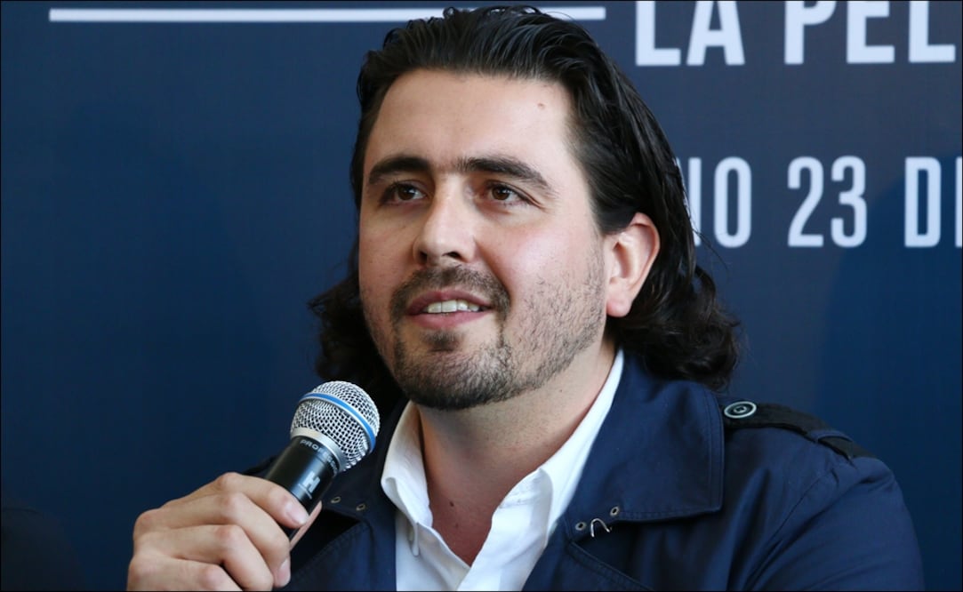Amaury Vergara, durante la conferencia de la premier de Chivas la película. Foto: Imago7 