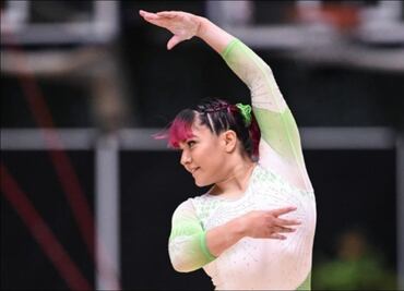 La gimnasta mexicana Alexa Moreno recibe felicitación de la Presidencia de la República