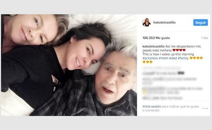Kate del Castillo disfruta a sus papás