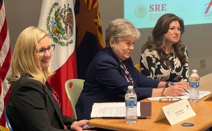 Canciller Bárcena reconoce en Phoenix, Arizona, aceptación de matrícula consular como identificación