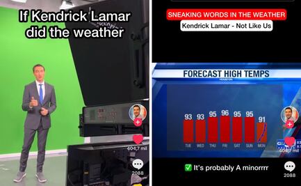 Presentador rapea al estilo de Kendrick Lamar mientras da el clima; sorprende con “Not Like Us”