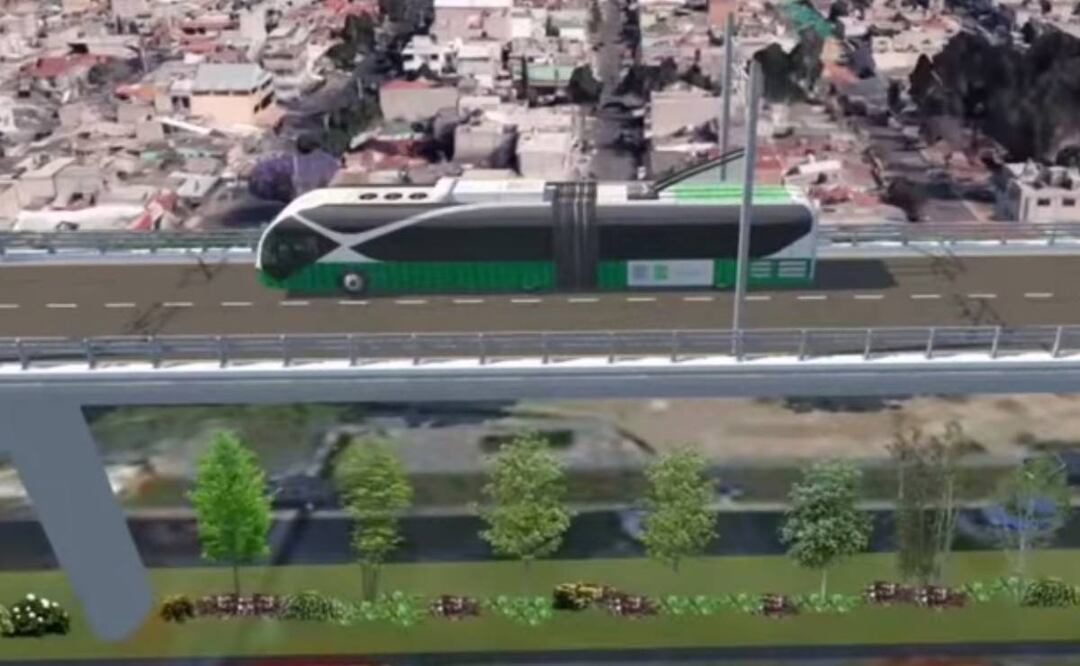 Foto: Especial/El Universal/Video de cómo quedará el trolebús elevado