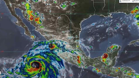 Huracán Hilary categoría 3 pone en alerta a estos estados del Pacífico