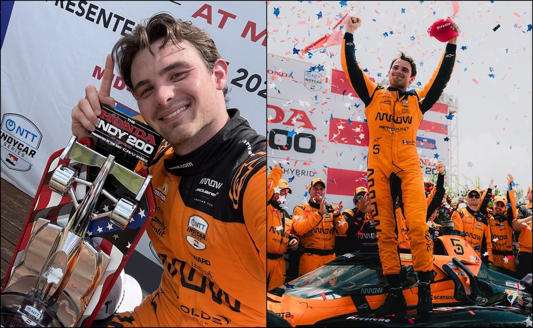 Pato O'Ward conquista el Gran Premio de Mid-Ohio para lograr su primer triunfo de la temporada. FOTOS: @patriciooward