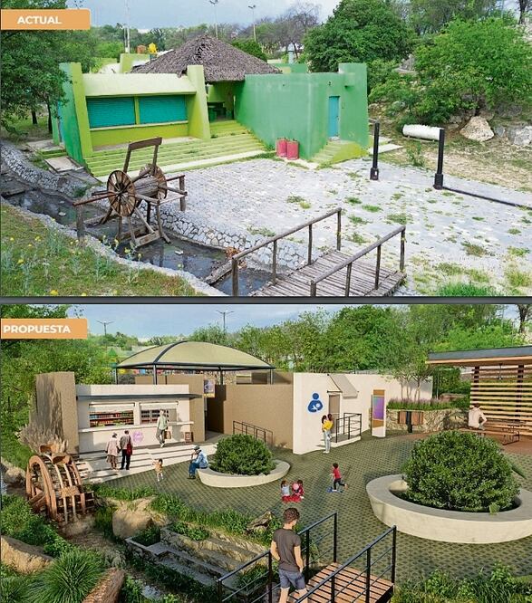 Mariana Rodríguez propone que el Parque Tucán, que ahora luce descuidado (arriba), sea rehabilitado. Foto Especial
