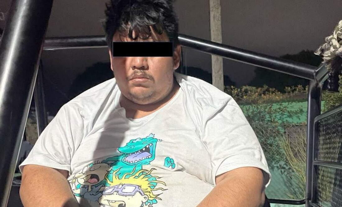 Ataulfo López Flores, detenido en Chiapas e implicado en el ataque al rancho de Julión Álvarez en 2023 (10/04/2025). Foto: Especial