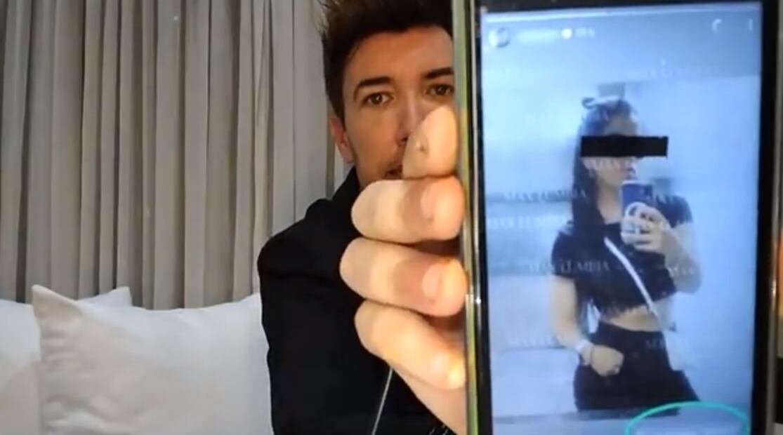 Supuesta conversación entre Cristian Castro y una mujer que no es su novia.
Foto: YouTube