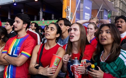 Asistentes al Fan Fest del Zócalo abuchean a Inglaterra; "vamos Haaland" fue uno de los gritos más coreados durante el partido