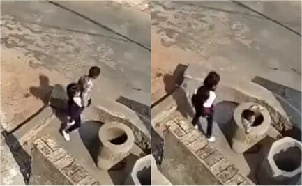VIDEO: Por imitar serie de TV, niña de 7 años arroja a menor de 4 a un pozo en China
