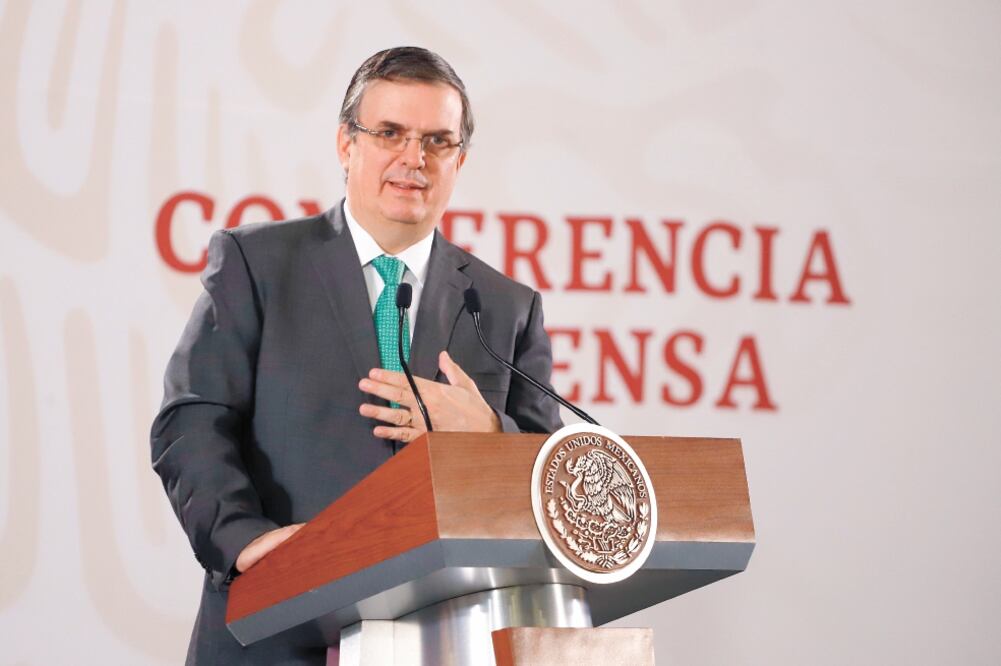 El canciller Marcelo Ebrard señaló que la Secretaría de Relaciones Exteriores seguirá impulsando un trabajo de unidad nacional. Foto: ARCHIVO EL UNIVERSAL