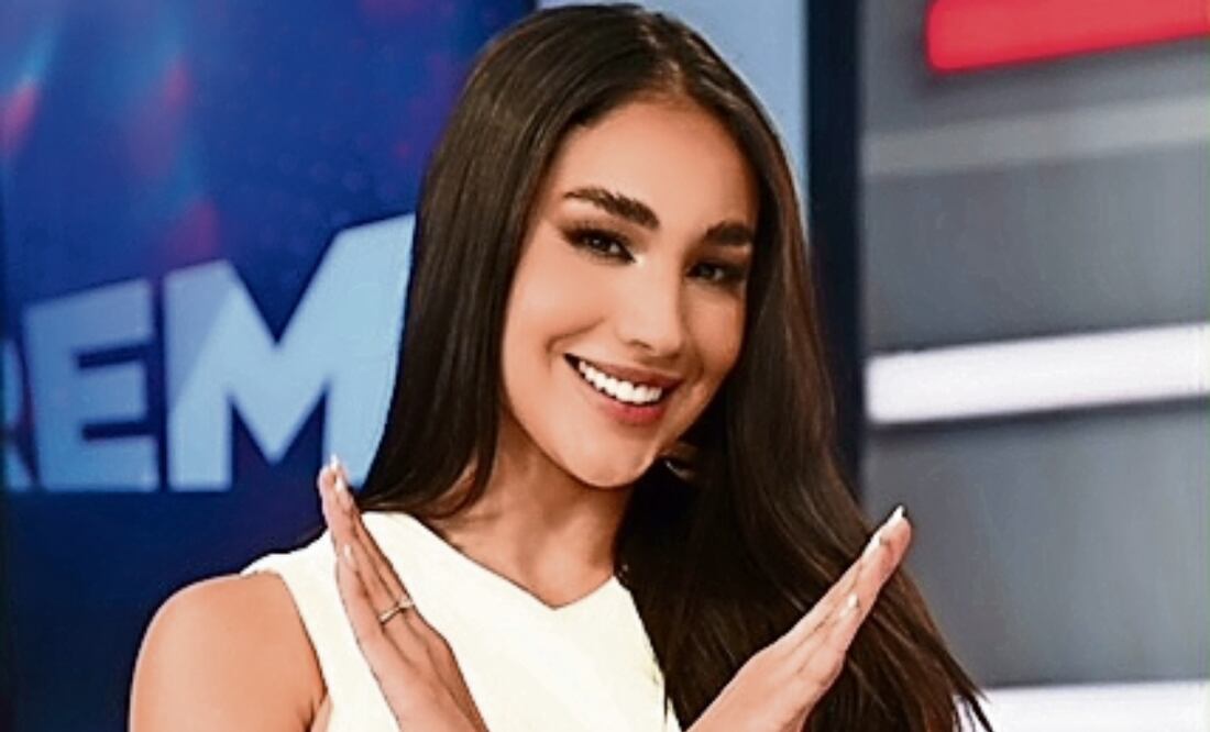 La reina de belleza trabaja en dos programas de TV Azteca a la vez. Foto: Azteca