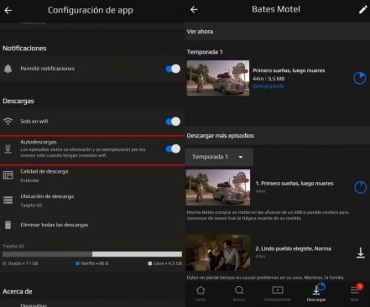 Netflix te deja descargar capítulos de tu serie automáticamente