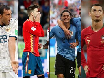 Rusia vs España y Uruguay vs Portugal, los primeros cruces del Mundial