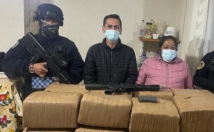 Decomisan 80 kilos de marihuana y detienen a dos personas en Tlalpan 