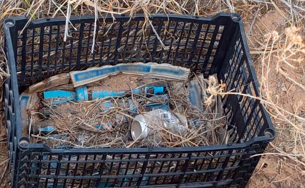 Artefactos asegurados por la Guardia Nacional (07/08/2025). Foto: Especial