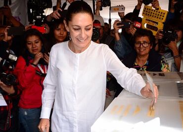 Sheinbaum obtuvo 2.5 millones de votos en la CDMX