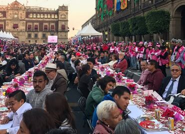 Reportan saldo blanco en Cena de Navidad del Zócalo
