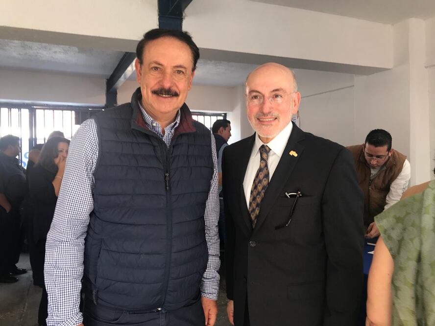 José Luis Durán Reveles y Luis Felipe Bravo Mena. Foto: Rebeca Jiménez