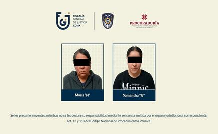 Detienen a viuda e hija de "El Ojos", exlíder del Cártel de Tláhuac; eran buscadas por asociación delictuosa