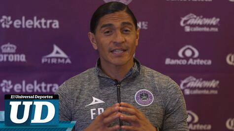 La autoconferencia de presentación de Palencia en el Mazatlán FC