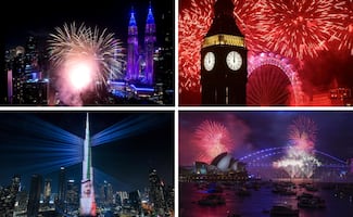 Año Nuevo 2026: estos son los países que reciben primero y último el año