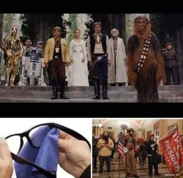 Putin, Texas y hasta Nicolas Cage, entre los memes del asalto al Capitolio