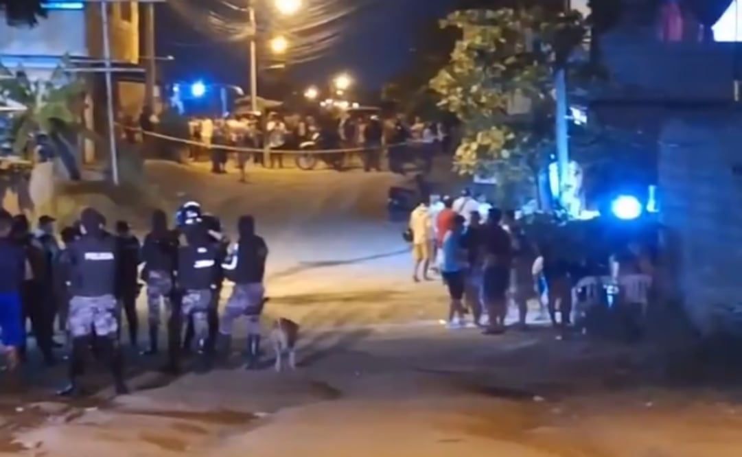 Ataque armado en cancha de vóley deja 5 muertos y 5 heridos en Ecuador (16/05/2026). Foto: @paultutiven.