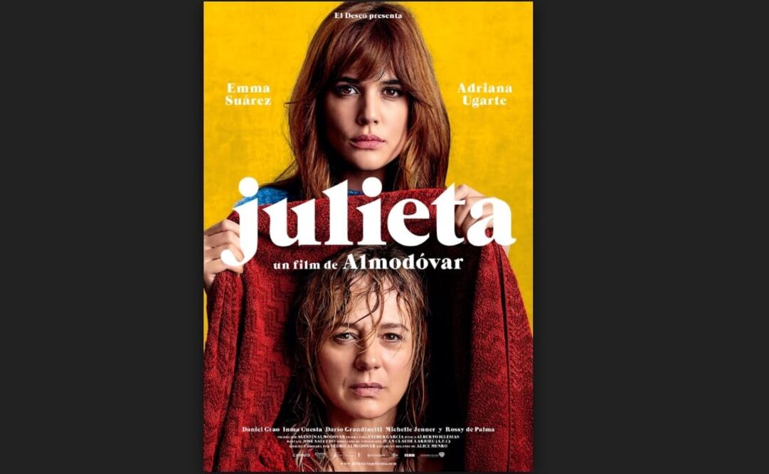 "Julieta", de Almodóvar, llegó el año pasado a México  FOTO: ESPECIAL