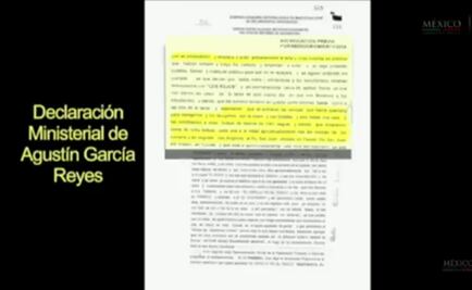 Video mostrado por Tomás Zerón, jefe de la AIC de PGR