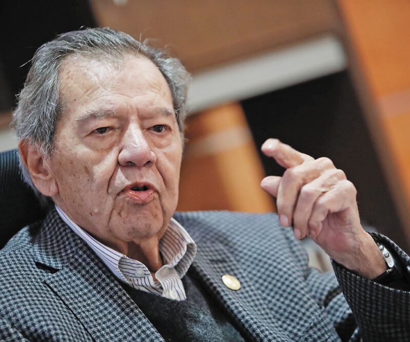 Porfirio Muñoz Ledo, candidato a la presidencia de Morena. Foto: ARCHIVO EL UNIVERSAL