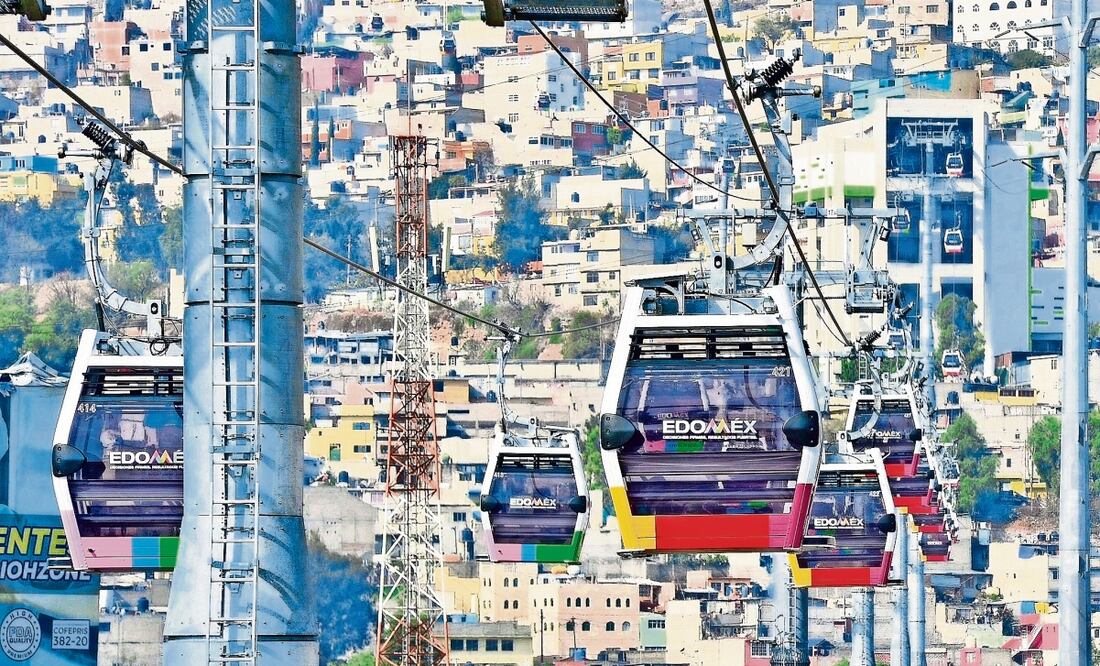 El Mexicable en Nicolás Romero está entre los ocho posibles que analiza la Secretaría de Movilidad. Foto: Archivo EL UNIVERSAL