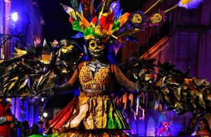 Así fue el Desfile de Día de Muertos en Zacatecas 