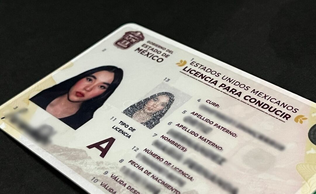 Licencia de conducir Edomex. Foto: EL UNIVERSAL
