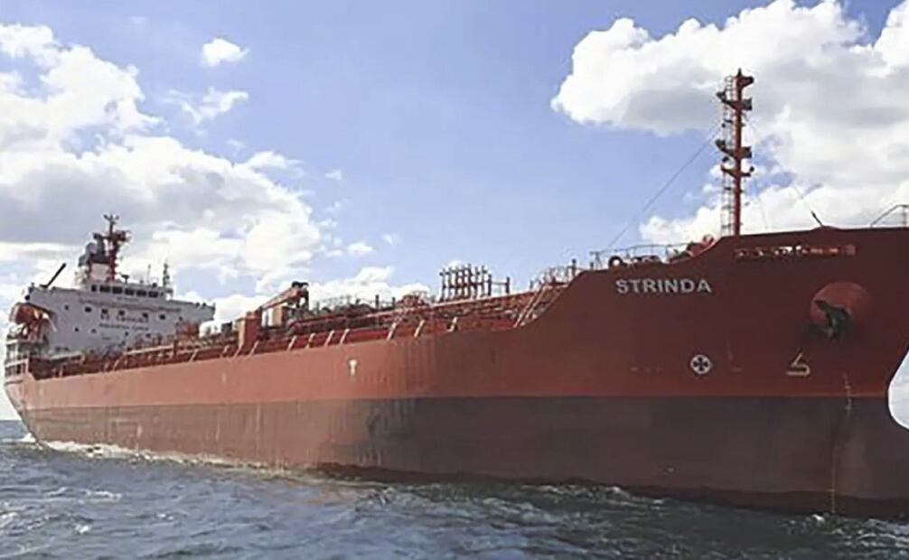 Buque Noruego M/V Swan Atlantic. Foto: EFE