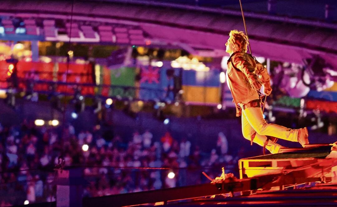 Cruise realizó un acto como en sus películas de acción. Foto: AFP