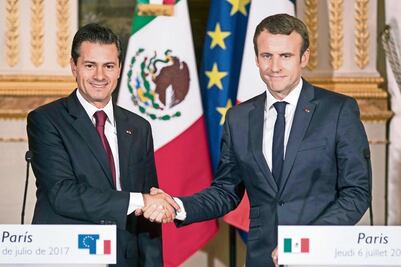 Peña y Macron relanzan relación bilateral