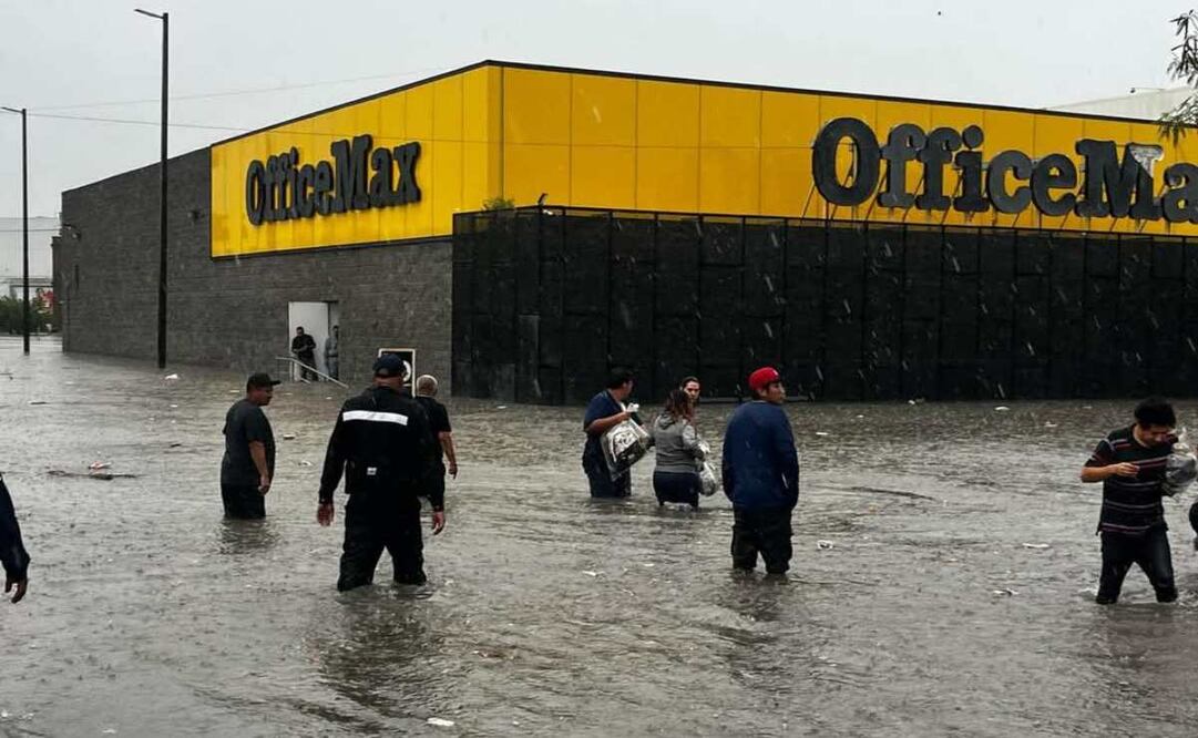 Fuertes lluvias provocan inundaciones en Reynosa, Tamaulipas. (28/03/2025) Foto: Especial