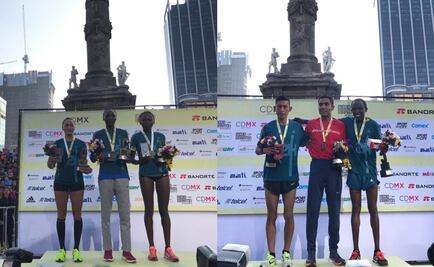 Mexicano y keniata, ganadores de Medio Maratón de la CDMX