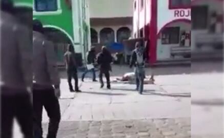 Exhibe video tiro de gracia a edil de San Juan Chamula