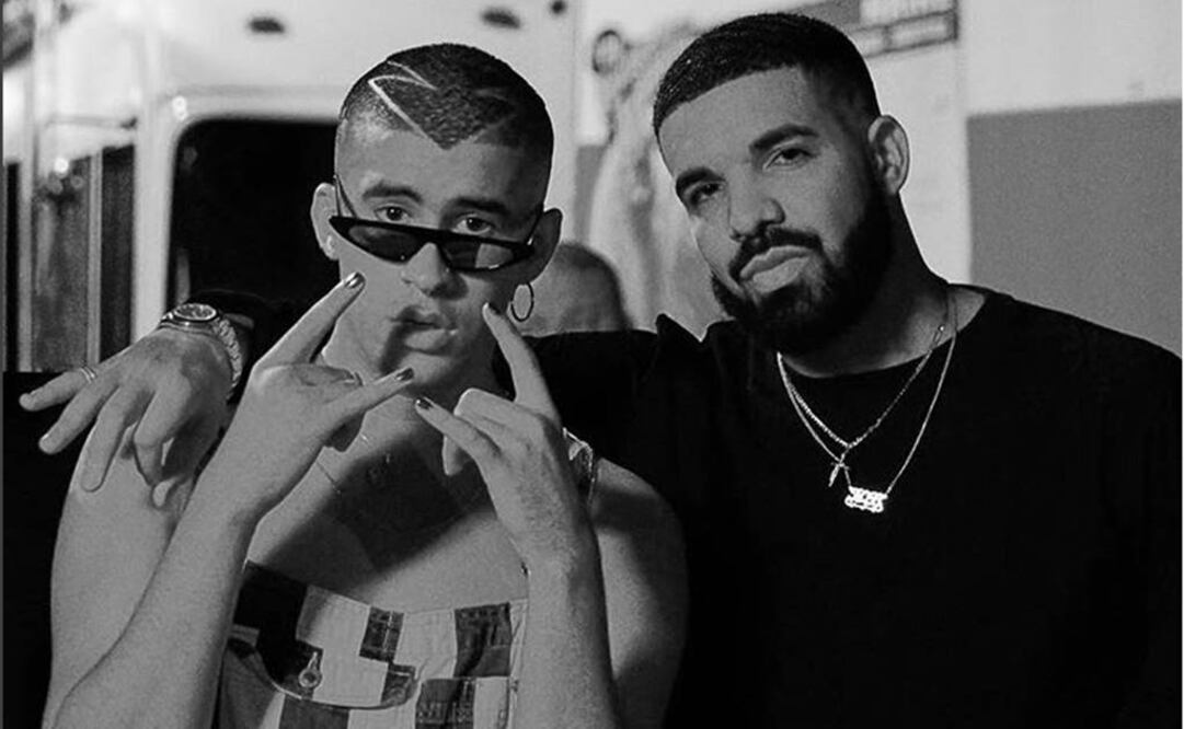 Drake le entra al reggaetón con Bad Bunny. Foto: Instagram