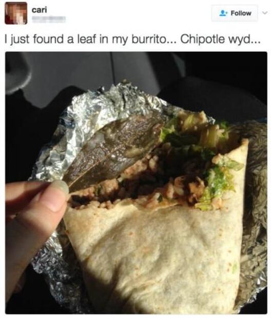 Estadounidenses se indignan al hallar "hojas de árbol" en su comida, sin saber que era laurel