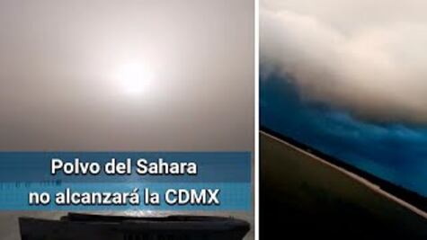 Polvo del Sahara no llegará a la CDMX, explica especialista