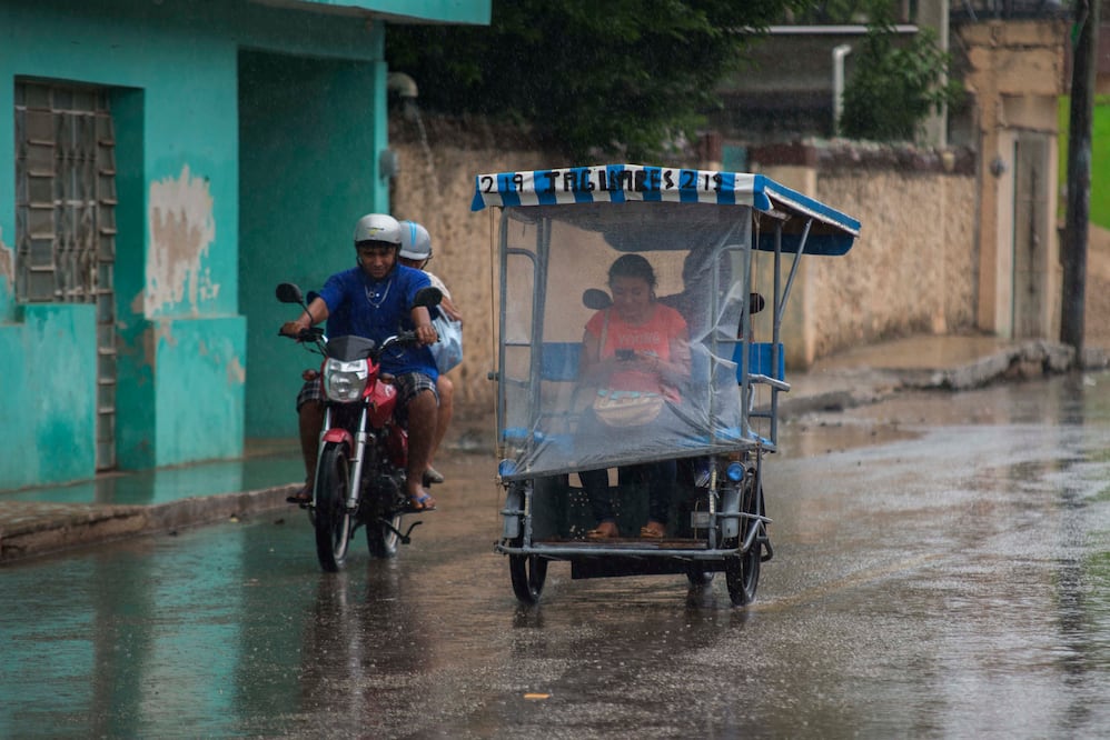 Las lluvias en Yucatán por Earl. EFE