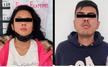 Detienen a pareja por asaltar un camión con pasajeros en Ecatepec 