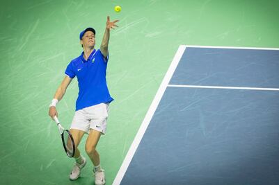 Sinner aplasta a De Miñaur e Italia jugará la final de la Copa Davis