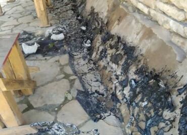 Denuncian daños por incendio en murales de El Tajín