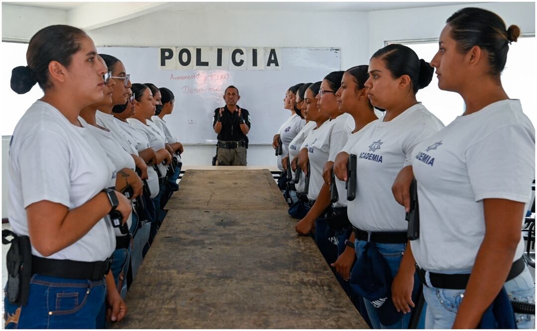 Las seleccionadas tendrán una percepción mensual bruta de más de 11 mil pesos y estarán en constante preparación para formar parte de la Policía de Proximidad. Foto: Especial