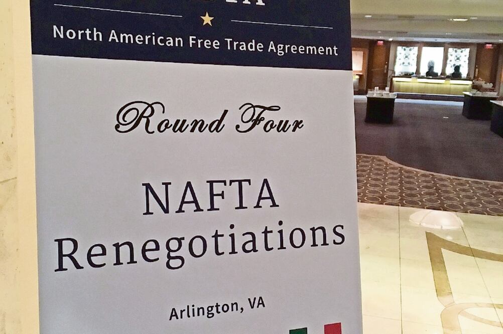 La cuarta ronda de renegociación del Tratado de Libre Comercio de América del Norte se lleva a cabo en Arlington, Virginia. Foto: IVETTE SALDAÑA. EL UNIVERSA