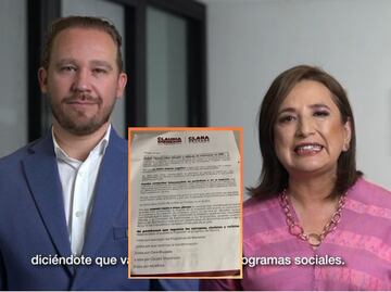 Xóchitl Gálvez y Santiago Taboada lanzan mensaje juntos; acusan a Morena de difundir carta sobre el retiro de programas sociales